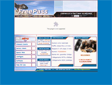 Tablet Screenshot of freepass.it