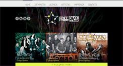 Desktop Screenshot of freepass.art.br